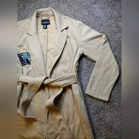 Human Nation Unity heavyweight Fleece Long Coat - Picture 3 of 13